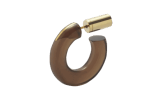 フープピアス¥33,000（マユ／マユ ショールーム）