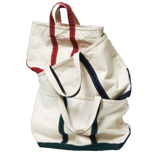 上から：トートバッグ［Mサイズ］¥47,800、［Lサイズ］各¥33,800（全てLong Beach OMOTESANDO）