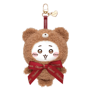 Kiramekko（きらめっこ）ちいかわ　ちいかわのテディベアバージョン ¥2,420（全てグレイ・パーカー・サービス） ©nagano