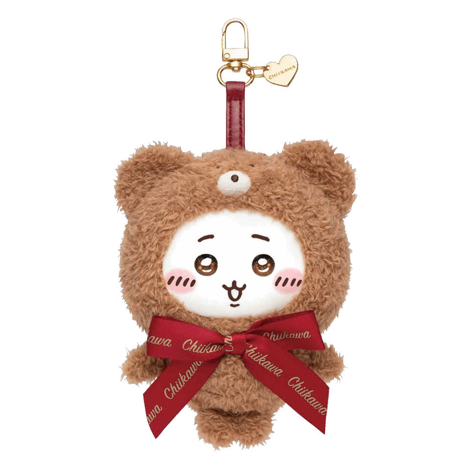 Kiramekko（きらめっこ）ちいかわ　ちいかわのテディベアバージョン ¥2,420（全てグレイ・パーカー・サービス） ©nagano