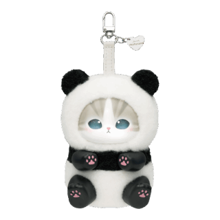 Kiramekko（きらめっこ）パンダにゃん ¥2,420※再販予定あり、時期未定（グレイ・パーカー・サービス） ©mofusand