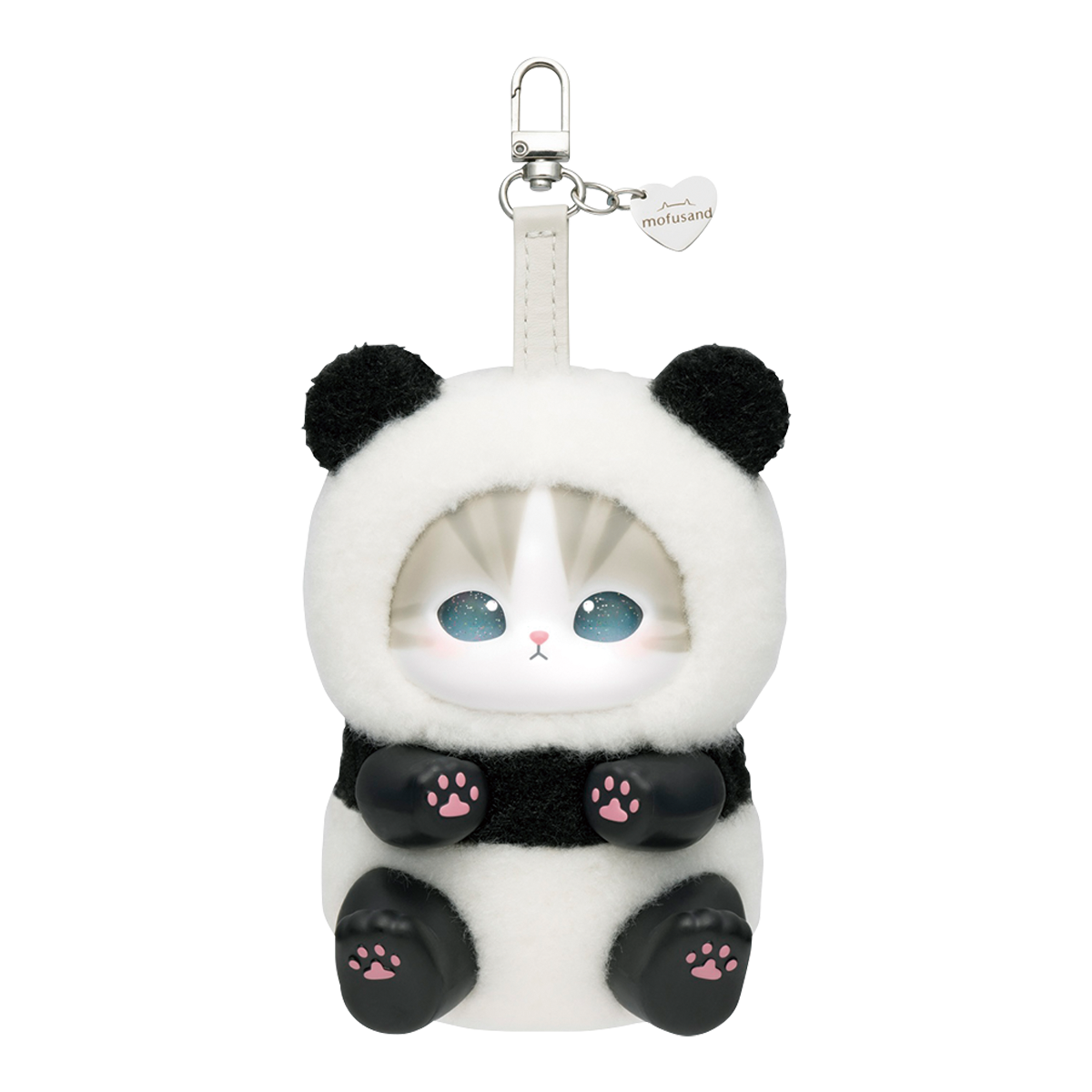 Kiramekko（きらめっこ）パンダにゃん ¥2,420※再販予定あり、時期未定（グレイ・パーカー・サービス） ©mofusand