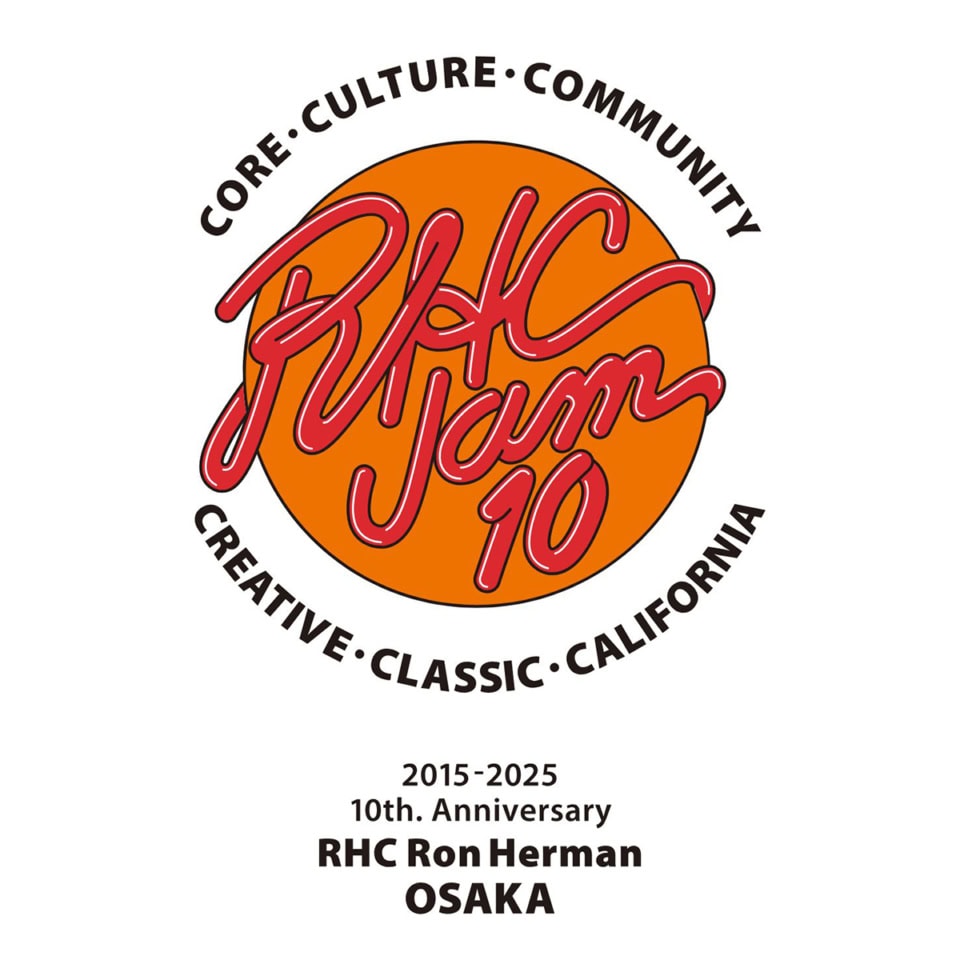 <RHC ロンハーマン 大阪店・10周年> アニバーサリーイベント「RHC JAM」 が11月22日(土)より開催! 限定アイテムめじろ押し!