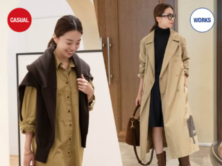 シャツワンピに美脚見せ「乗馬ブーツ」で大人のカジュアルトラッドに！｜業界人オンオフスナップ