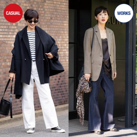 おしゃれな大人の洗練トラッドは【ランジェリー見えアイテム】を忍ばせてジャケットを女っぽく！