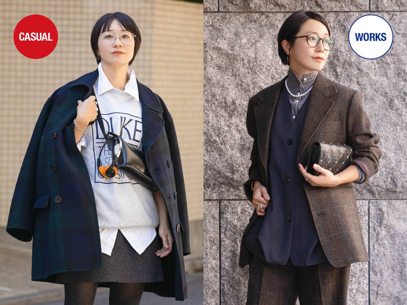 旬の【トラッド】はお仕事にもカジュアルにも着られます！｜おしゃれ業界人のトラッドスナップ