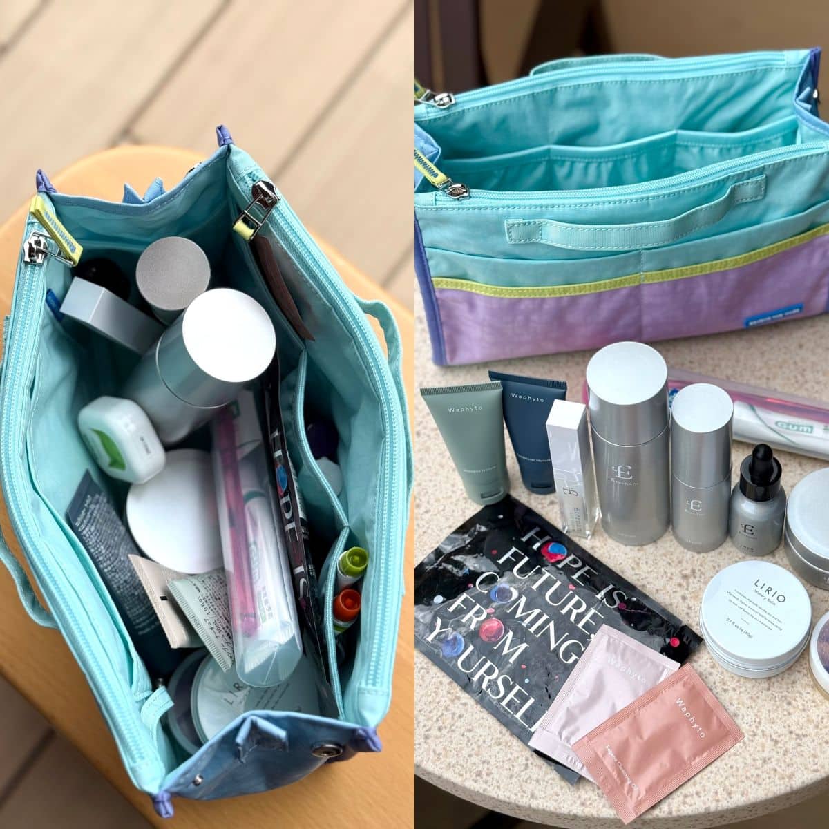 大容量なのに超スリムで機能的♡【ビヨンド ザ バインズ】のポーチ