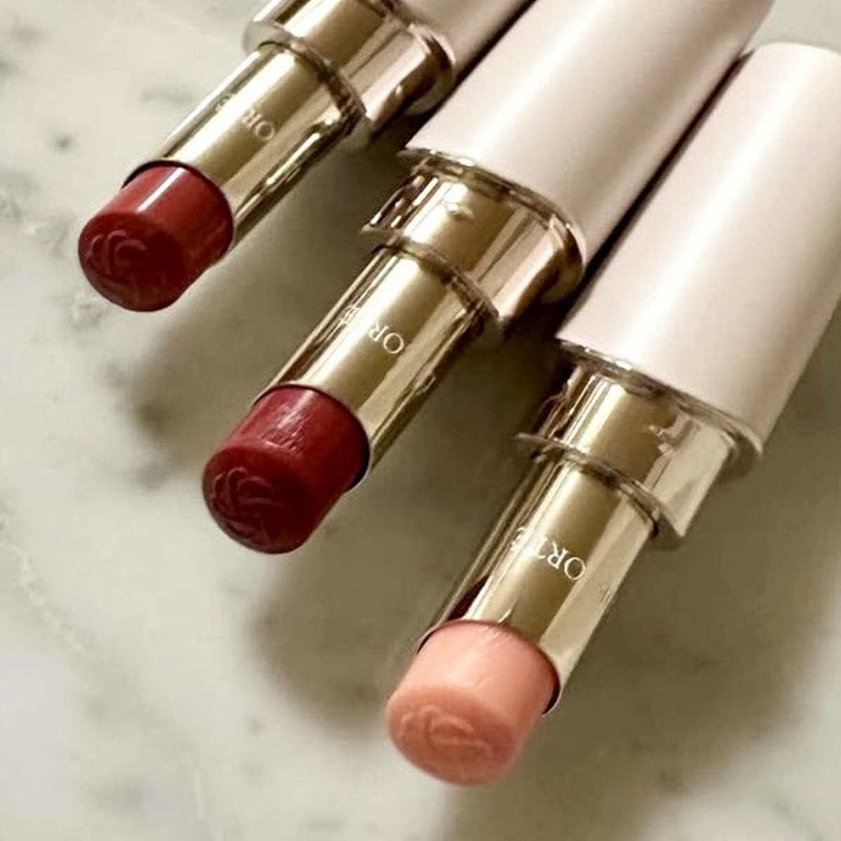 ルージュデコルテ ティント＆プランプ 全3色 各¥5500（コスメデコルテ）※2026年1月16日発売