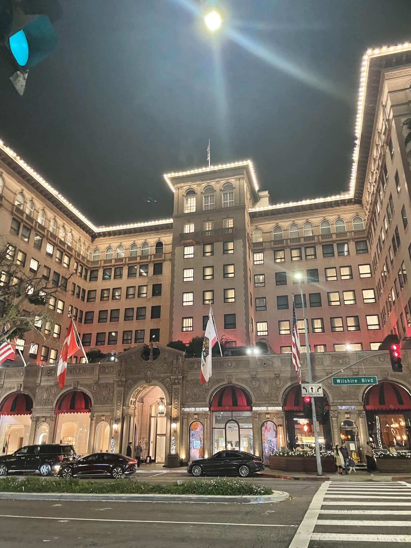 映画『プリティ・ウーマン』にも登場した、ビバリー・ヒルズのビバリー・ウィルシャーホテル。