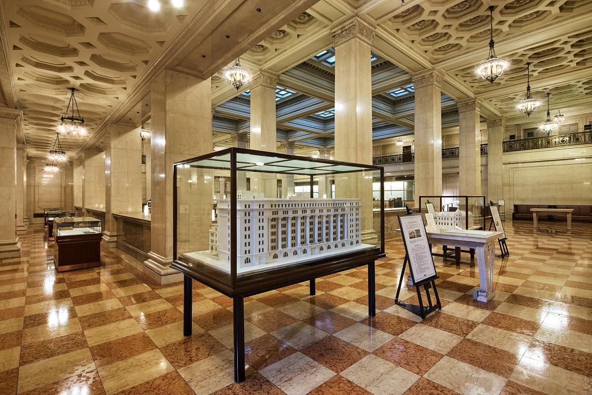 展示エリア1階の内観 ©Koji Fujii / TOREAL