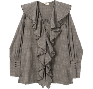 ブラウス¥39,600(ウーア)