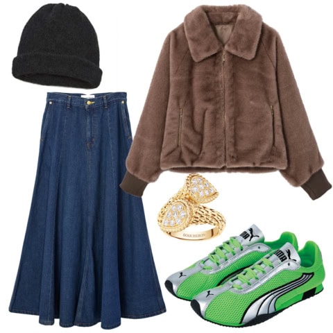 ブーツ合わせしたいミニドレスに、可愛すぎネオンカラーのスニーカー【プロが狙う秋の名品】9選