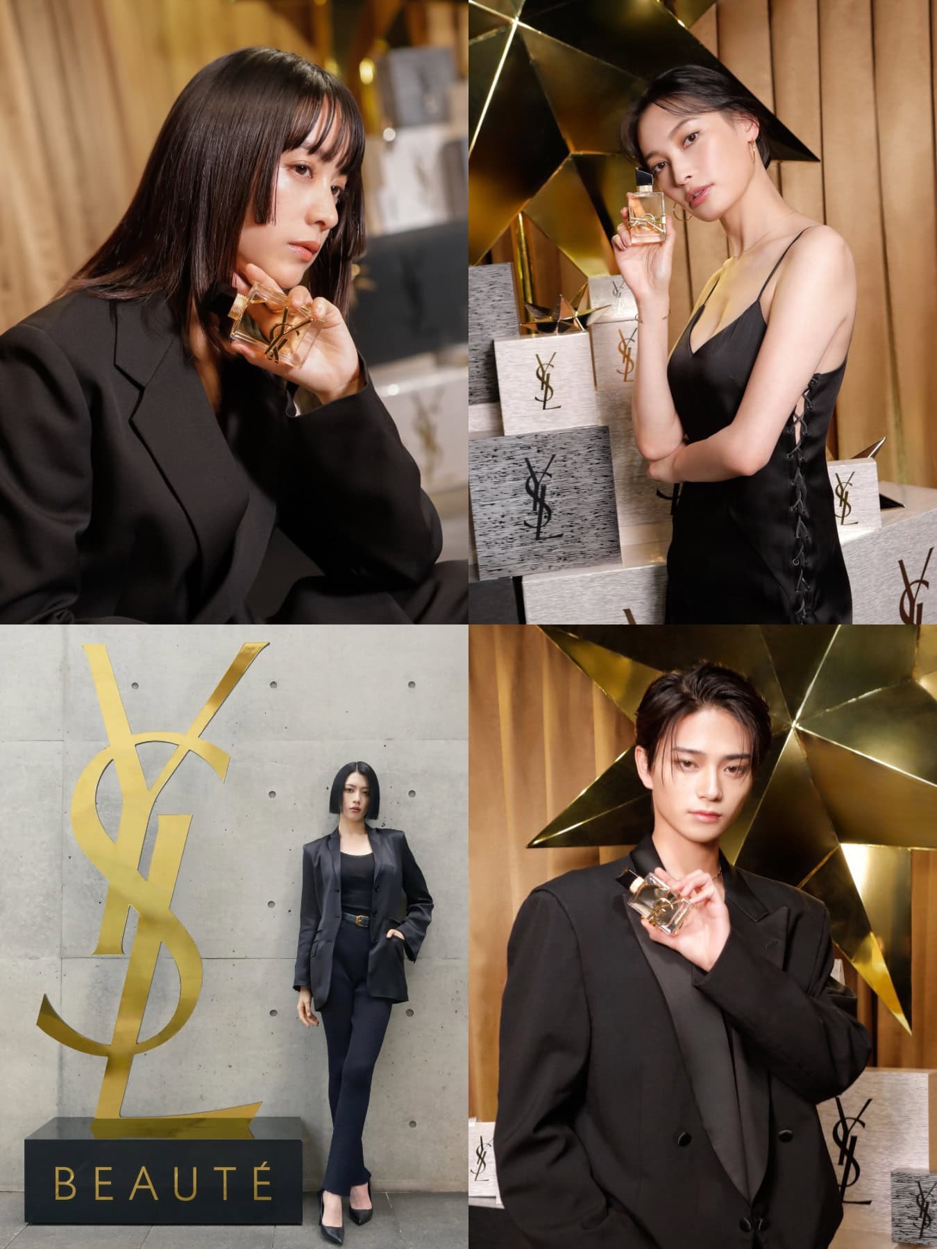 山本美月さん、大政絢さん、岩瀬洋志さんは「リブレ オーデパルファム」を、三吉彩花さんは「リブレ ロー ニュ」をセレクト。