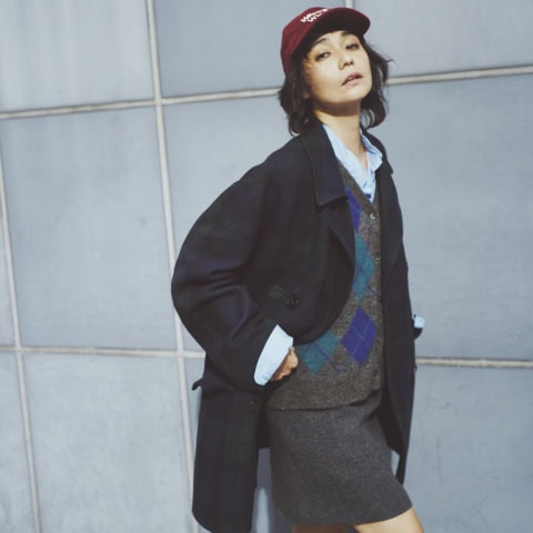 着るだけで即旬顔に！【シンゾーン】トラッドにミニスカートやキャップを合わせるのが今の気分♡