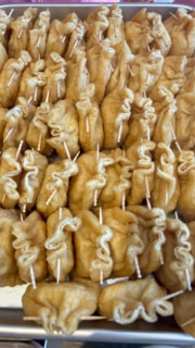 大人気のもち巾着！ 手間はかかりますが、美味しさには代えられない！