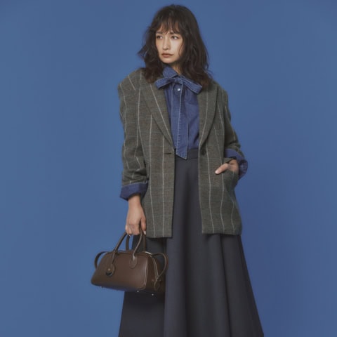 トラッド感とヌケ感両立♡ 今から買う【ジャケット】はやや厚手でオーバーサイズなものを選んで！