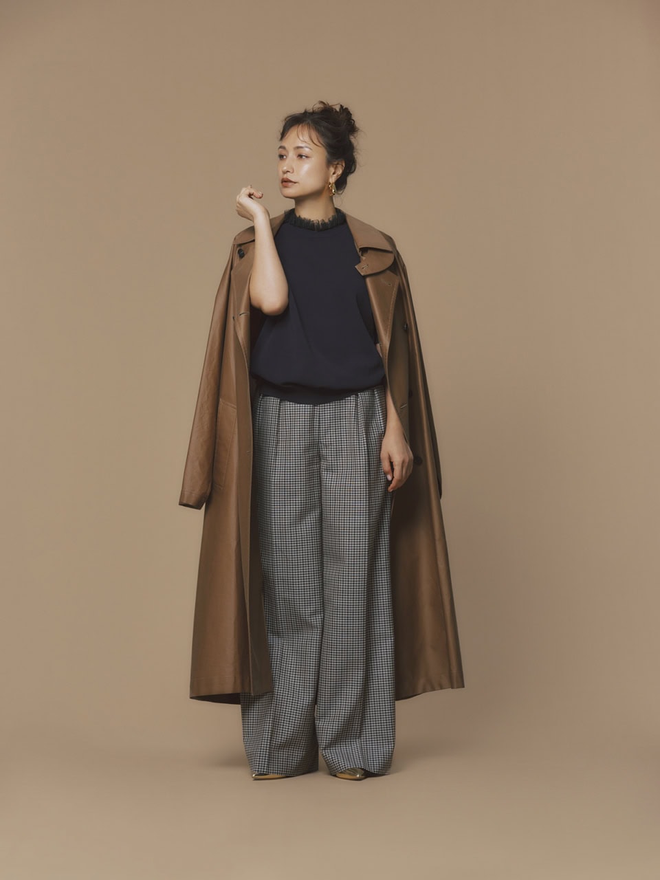 急浮上トレンド「トラッド」【チェックパンツ】はワイドめでやや遊びのあるシルエットを選んで!