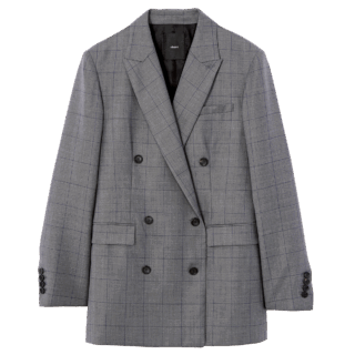 チェックジャケット¥143,000(※一部店舗限定エブール/リトルリーグ インク)