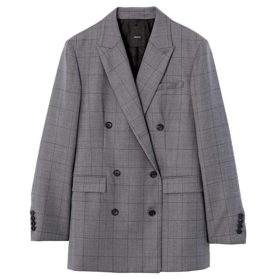 チェックジャケット¥143,000(※一部店舗限定エブール/リトルリーグ インク)