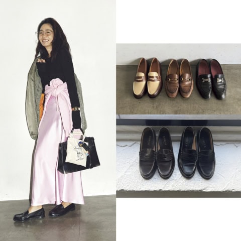 「動きやすいのに、洗練されて見えるところが好き♡」樋口かほりさん愛用【ローファー】見せて!