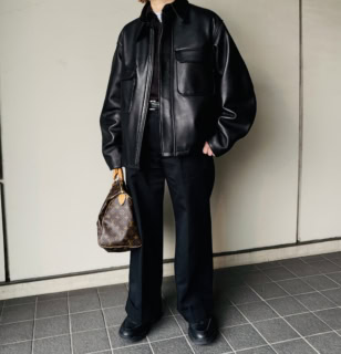 ￥160,000くらいで購入した記憶……！ Obladaのレザージャケットは受注生産でした