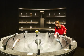 すべてのファインバブルシャワーを同時に試せる、独自体験のスペース!