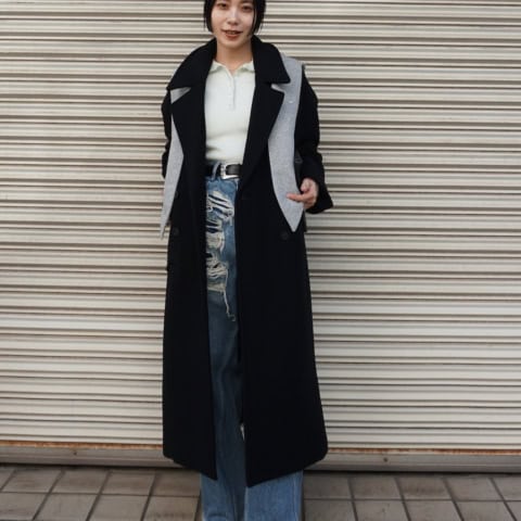 【40代スナップ】中綿入りであったか「キレイ見え」チェスターコートが優秀!|加藤優花さん