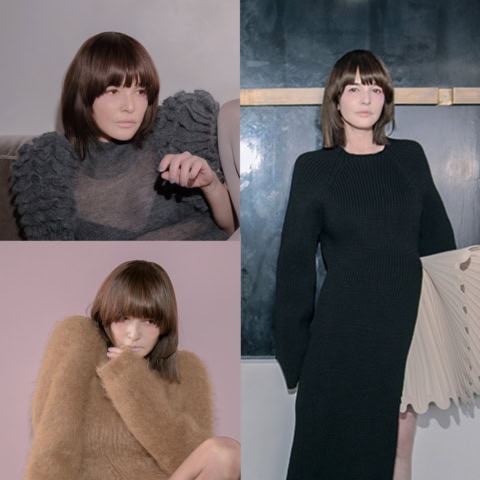 柔らかなからだを包むしなやかなレザー、ボディスーツ、ニットドレス【梨花と紡ぐ、親密な時間】