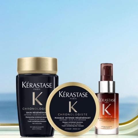 ケラスターゼの「クロノロジスト」「マジック ナイト セラム R」にミニサイズ登場!旅先でのヘアケアに最適