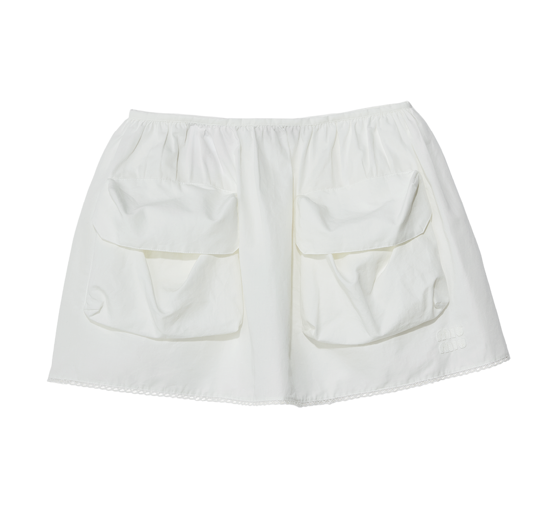 スカート¥220,000※予定価格（ミュウミュウ／ミュウミュウ クライアントサービス）