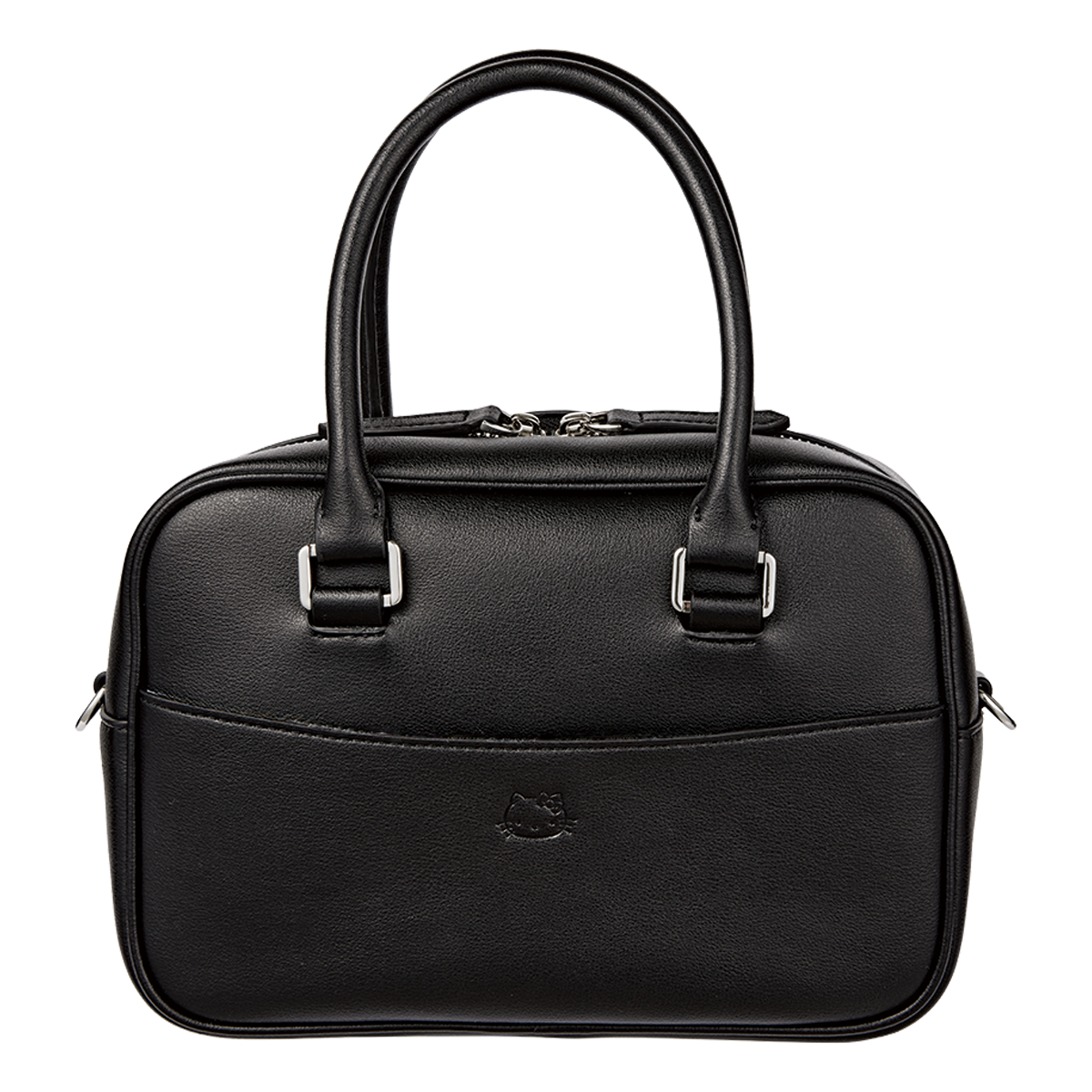 レザーボストンバッグ¥19,800(スピック&スパン/スピック&スパン ルミネ有楽町店)© ’25 SANRIO CO., LTD. APPR. NO. L664019