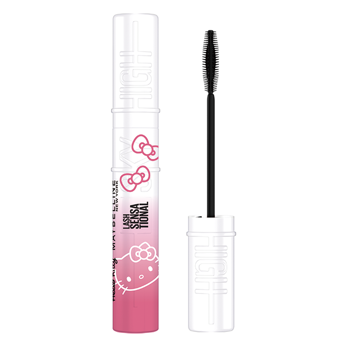 メイベリン スカイハイ KT01 ブラック¥1,694※12/20数量限定発売、メーカー希望小売価格（メイベリン ニューヨーク）© ’25 SANRIO CO., LTD. APPR. NO. L661161