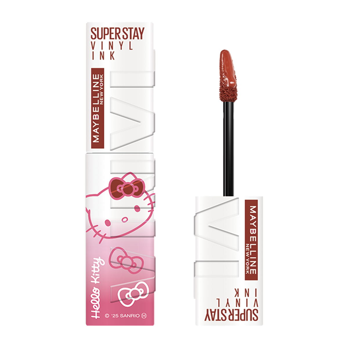 SPステイ ヴィニルインク KT130 ¥1,991※12/20数量限定発売、メーカー希望小売価格（メイベリン ニューヨーク）© ’25 SANRIO CO., LTD. APPR. NO. L661161