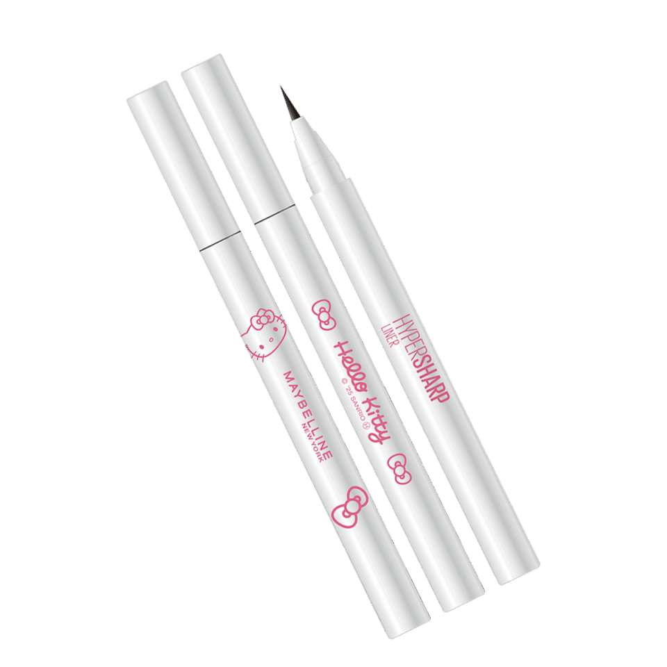 ハイパーシャープ ライナーR KTBK-1 ¥1,419※12/20数量限定発売、メーカー希望小売価格（メイベリン ニューヨーク）© ’25 SANRIO CO., LTD. APPR. NO. L661161