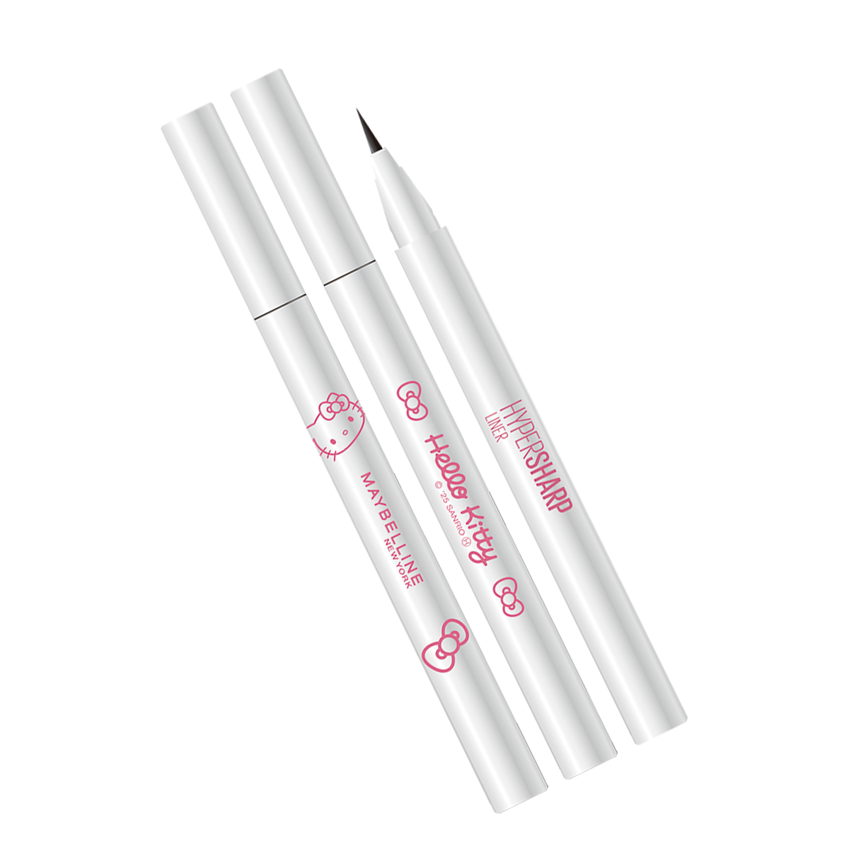 ハイパーシャープ ライナーR KTBK-1 ¥1,419※12/20数量限定発売、メーカー希望小売価格（メイベリン ニューヨーク）© ’25 SANRIO CO., LTD. APPR. NO. L661161