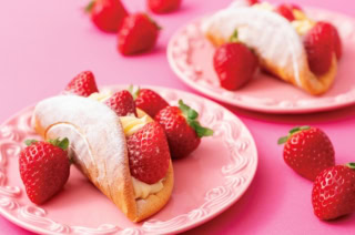 いちごのオムレット