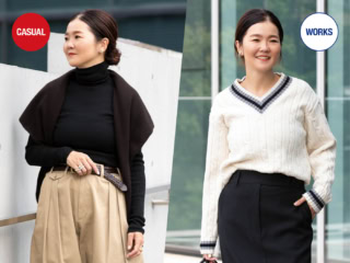 40代、「洗練トラッド」スタイルはバッグやシューズなど【ツヤ小物】で女っぽくまとめて!