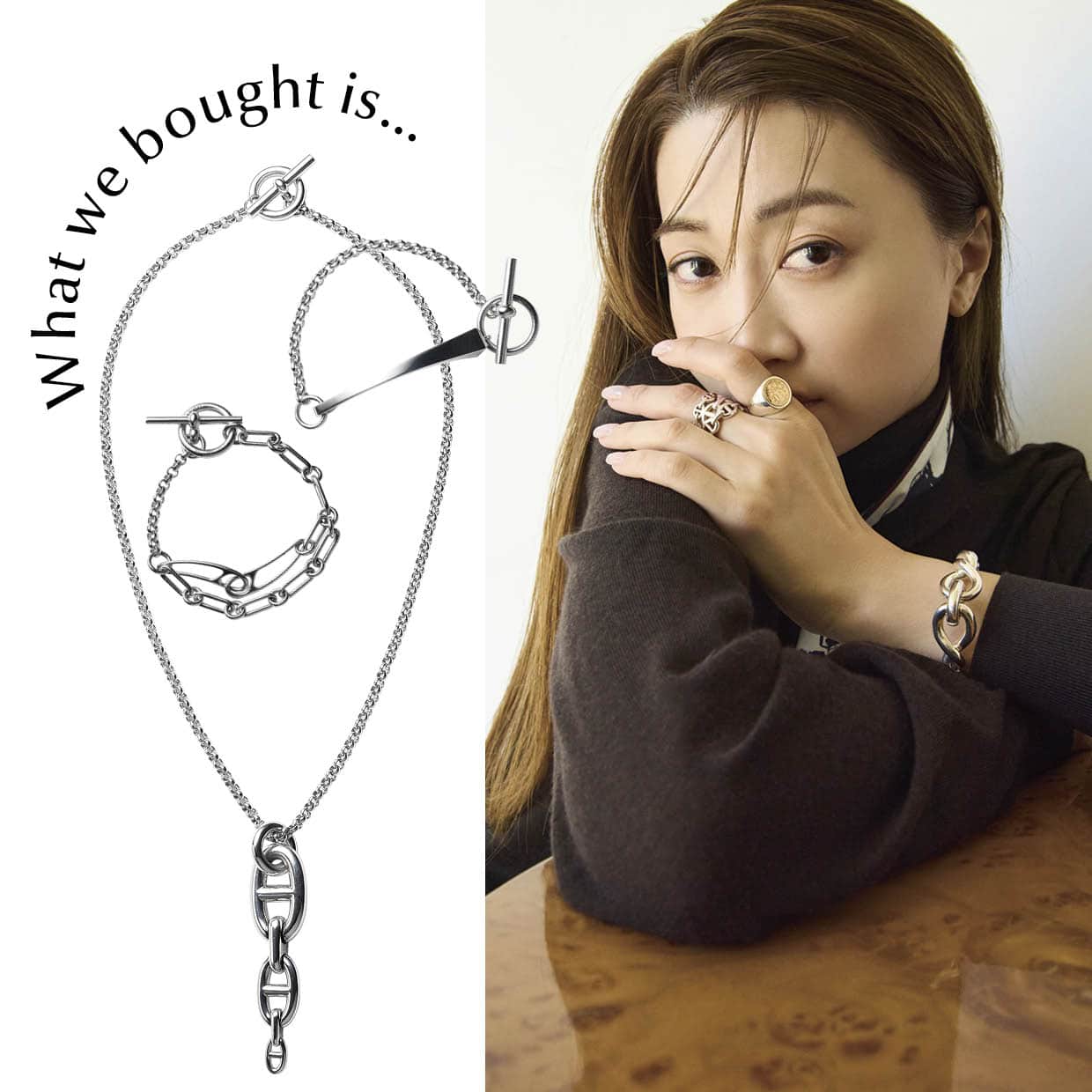 毎日着けられて、着こなしに品格をプラス！【エルメス】の名品シルバー