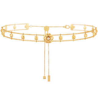 チョーカー〈カメリア コレクション〉［YG×DIA］¥4,070,000（シャネル／シャネル カスタマー ケア センター）