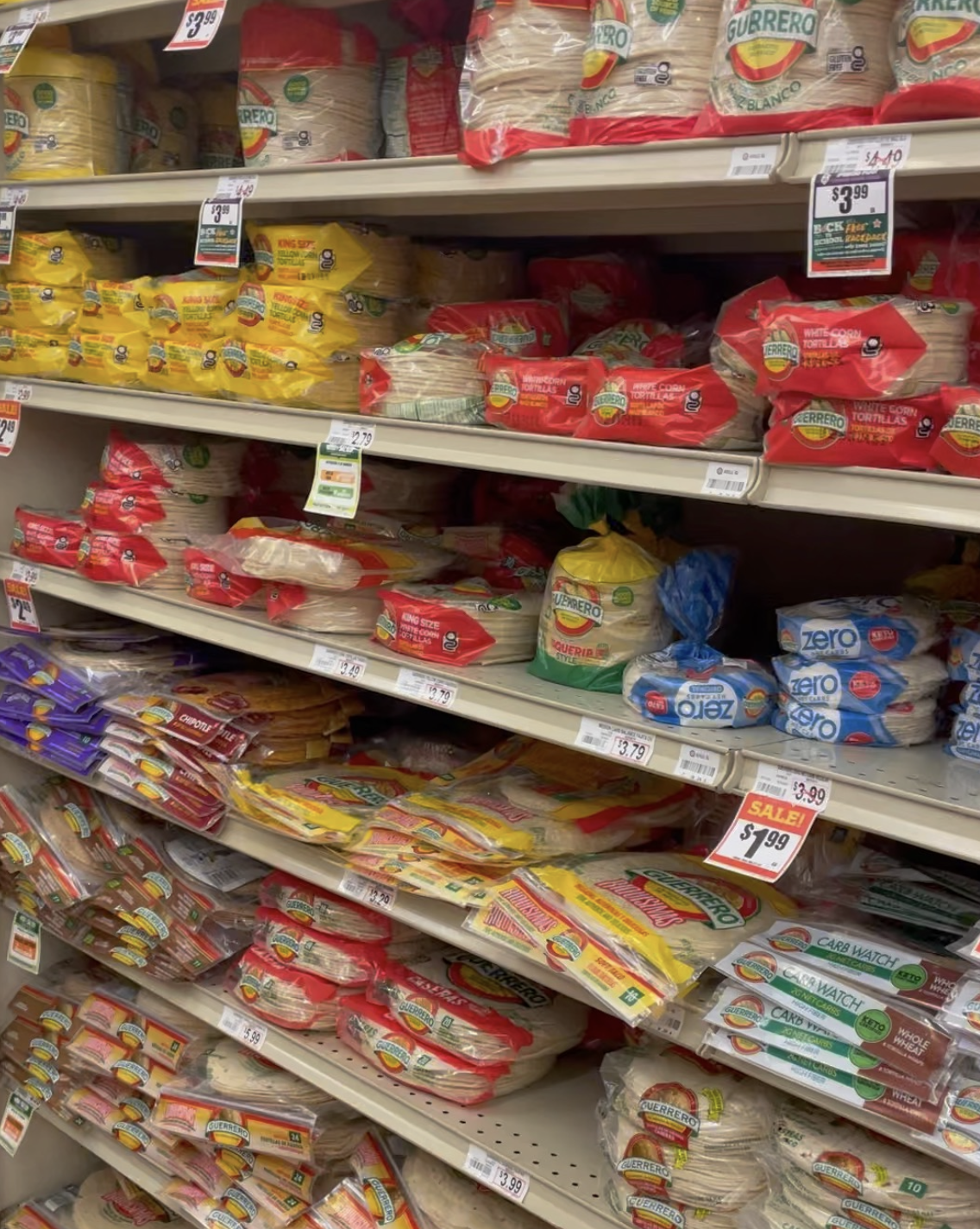 トルティーヤの種類豊富さは圧巻でした！