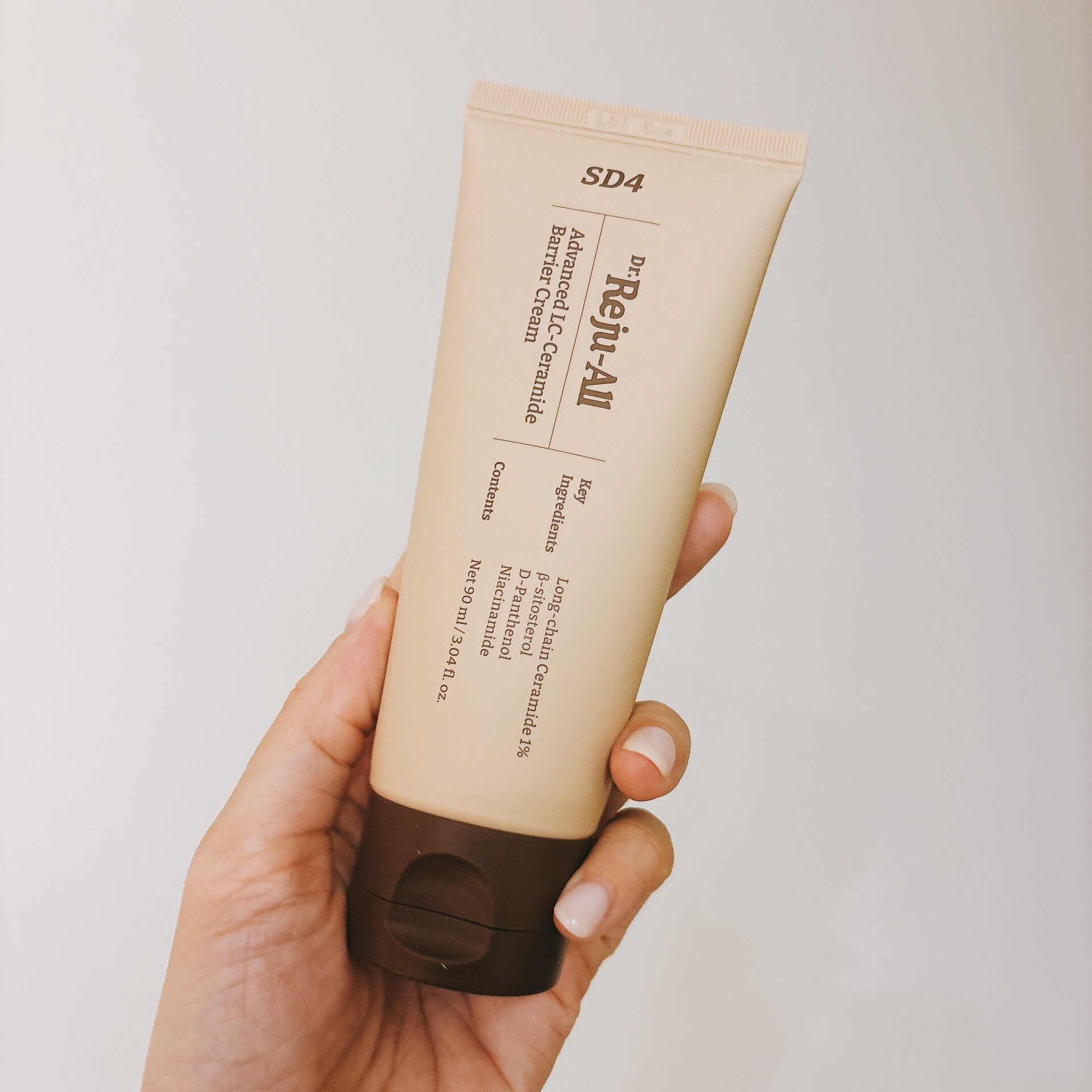 オススメコスメ①：Dr.Reju-All「アドバンスド LC-セラミド バリア クリーム」（90ml・39,000ウォン）