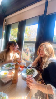 その後一緒にランチも♥