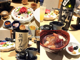 ちなみにこの夜は、「海ひかり」に宿泊。海&山の幸と銘酒を存分に堪能させてもらいました!