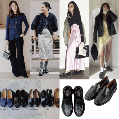 今改めて【ローファー】人気が上昇中! 百々千晴、金子綾ほかおしゃれな40代の愛用品まとめ