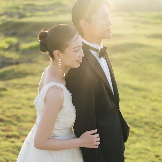 トリート沖縄店で撮影するウエディングフォト