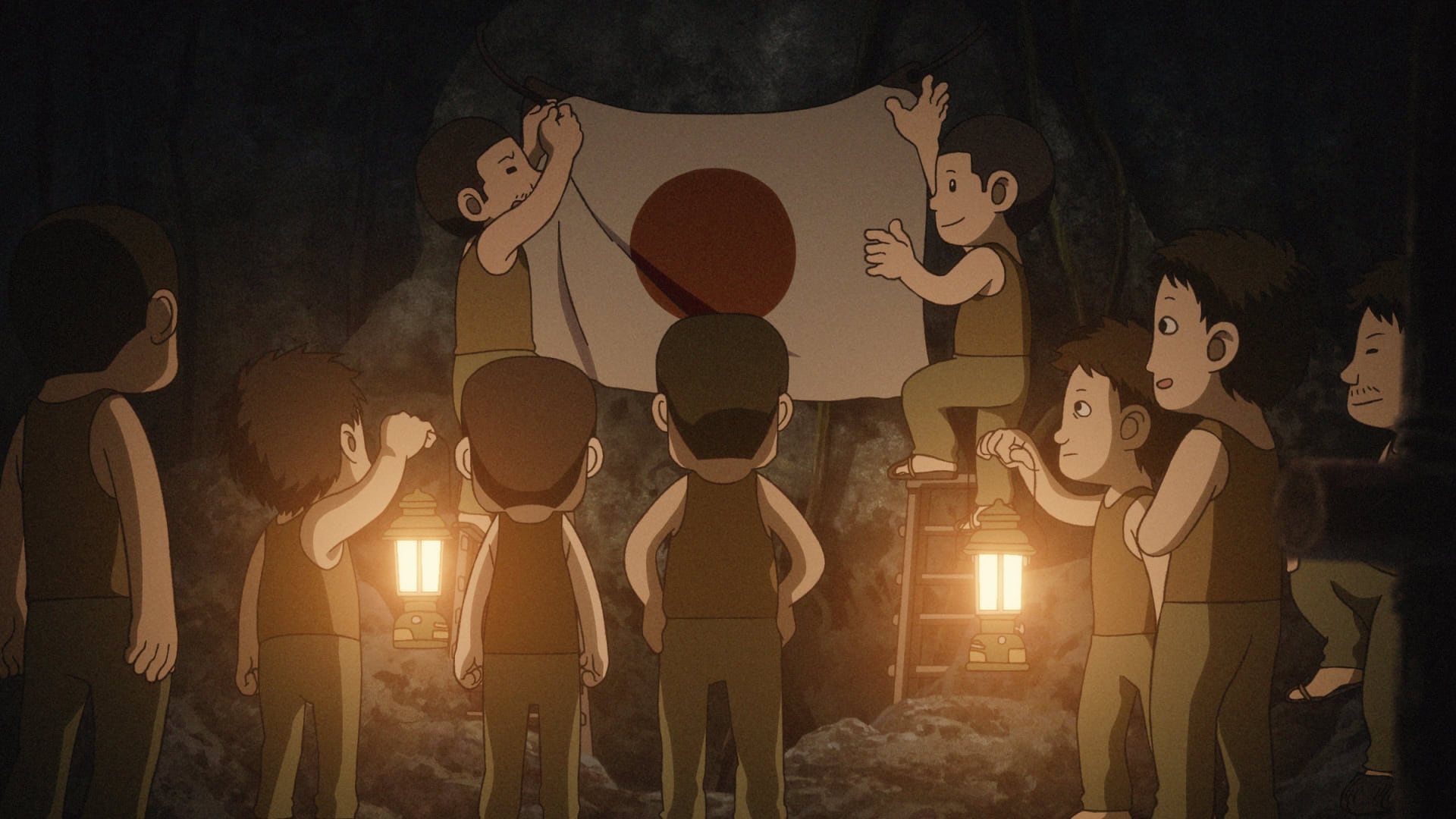 第二次世界大戦末期。ペリリュー島で任務に就いていた日本兵・田丸（板垣李光人）は、漫画家志望だった画才を買われて、亡くなった仲間たちの雄姿を描く「功績係」に。