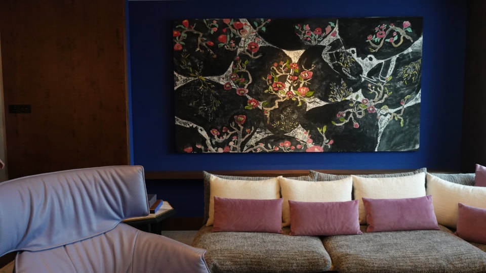 ホテルで1番の広さを誇る、ラグジュアリーなスイートルーム。