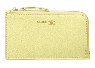 〈ロングジップカードホルダー〉［H8×W13.5×D1cm／札入れ0、小銭入れ1、カードスリット5、ポケット0］ ¥57,200※予定価格（セリーヌ／セリーヌ ジャパン）