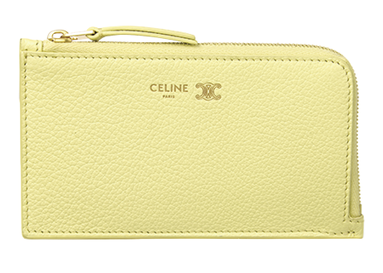 〈ロングジップカードホルダー〉［H8×W13.5×D1cm／札入れ0、小銭入れ1、カードスリット5、ポケット0］ ¥57,200※予定価格（セリーヌ／セリーヌ ジャパン）