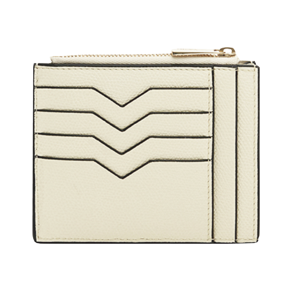 〈ジップコインウォレット〉［H10×W12×D1cm／札入れ0、小銭入れ0、カードスリット5、ポケット2］ ¥78,100（ヴァレクストラ／ヴァレクストラ ジャパン）